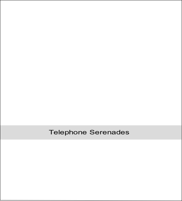 Telephone Serenades
